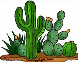 cactus in desert clipart - Clip Art Library